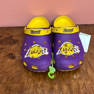 CROCS NBA Los Angeles Lakers Classic Clogs Men’s Size 9 Women’s Size 11